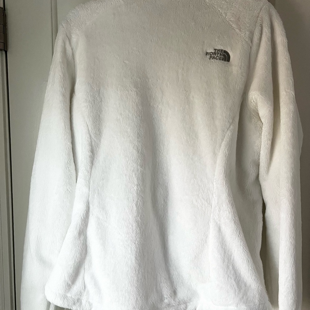 The North Face White Plush Fleece Jacket-
Size L - Picture 3 of 9